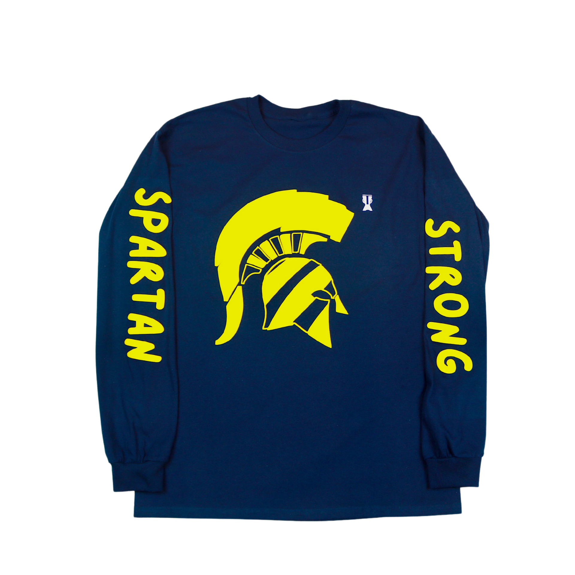 MOUNT TABOR "PUFF" LONG SLEEVE TEE (NAVY BLUE & YELLOW)