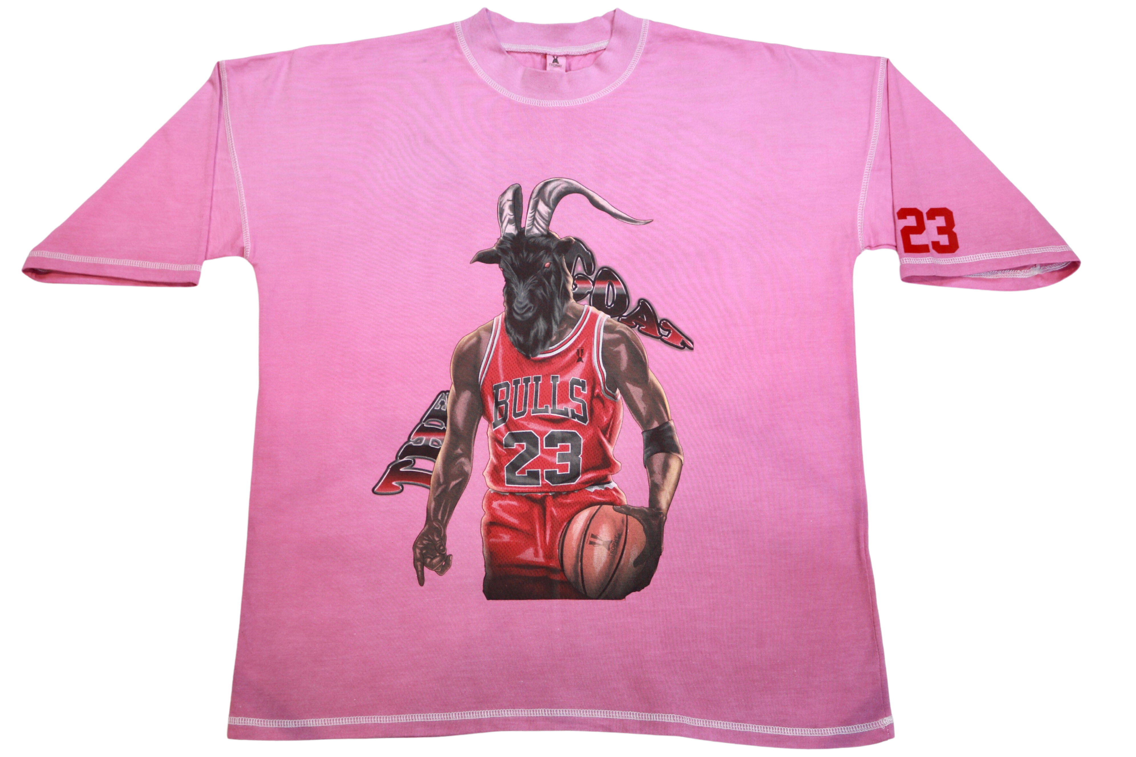 Goat Jordan Heavyweight Graphic Tee     "Faded Pink"