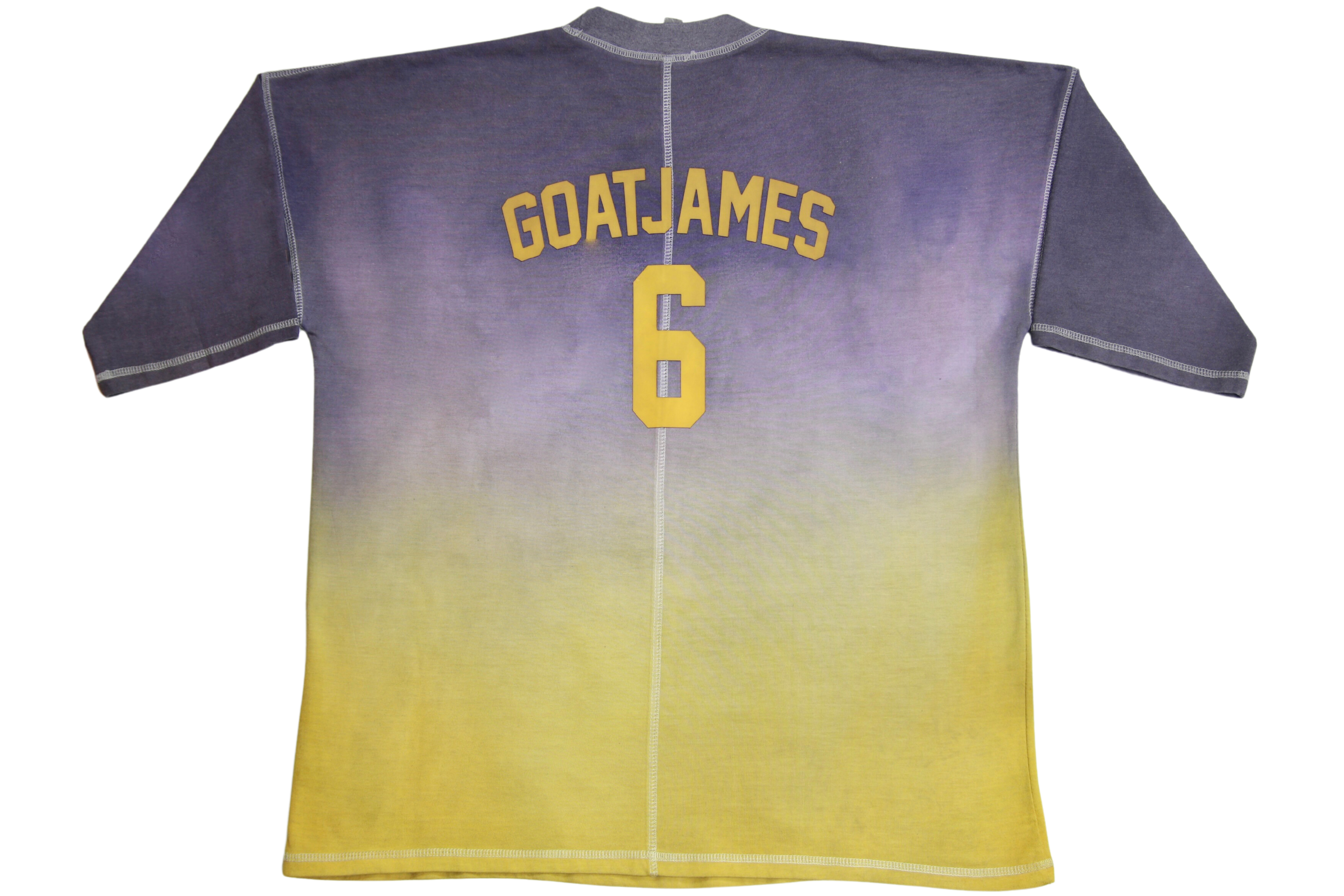 Goat James Heavyweight Graphic Tee "Faded Purple & Gold"