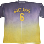 Goat James Heavyweight Graphic Tee "Faded Purple & Gold"