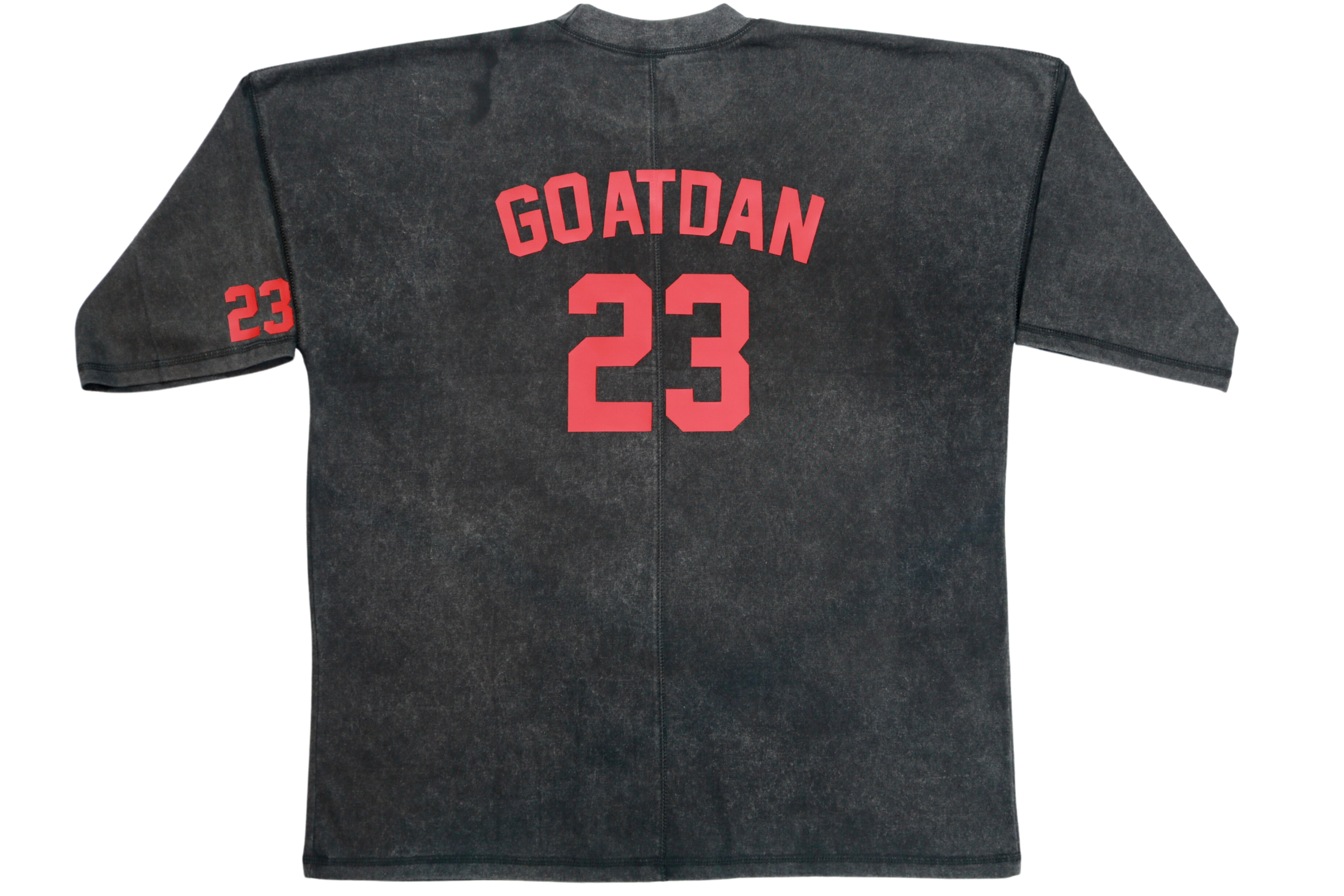 Goat Jordan Heavyweight Graphic Tee "Vintage Wash & Red"