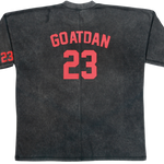 Goat Jordan Heavyweight Graphic Tee "Vintage Wash & Red"