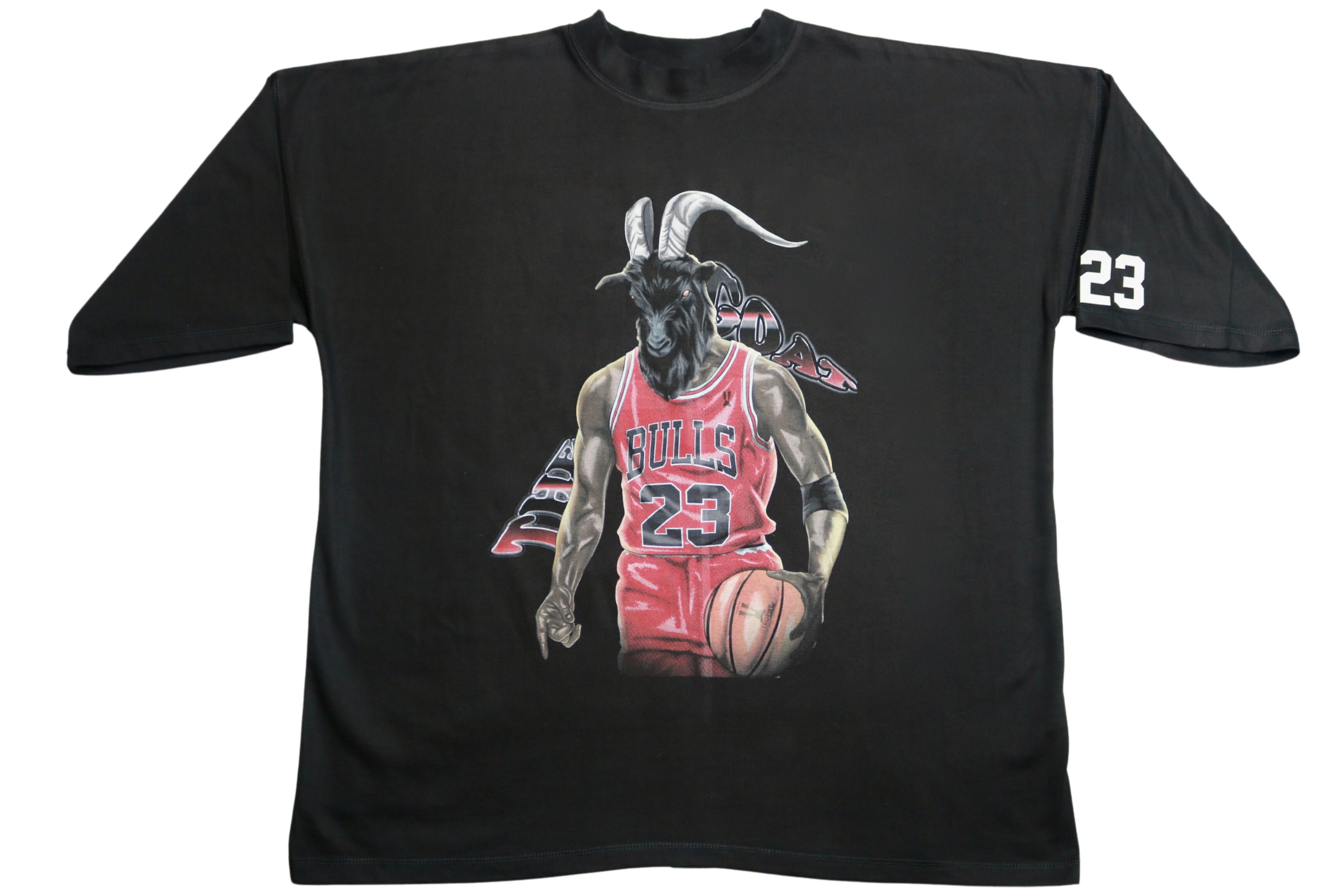 Goat Jordan Heavyweight Graphic Tee "Black & White"