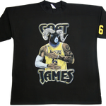 Goat James Heavyweight Graphic Tee "Black & Gold"