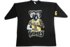 Goat James Heavyweight Graphic Tee "Black & Gold"