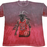 Goat Jordan Heavyweight Graphic Tee (1 OF 1)     "Faded Purple & Red"