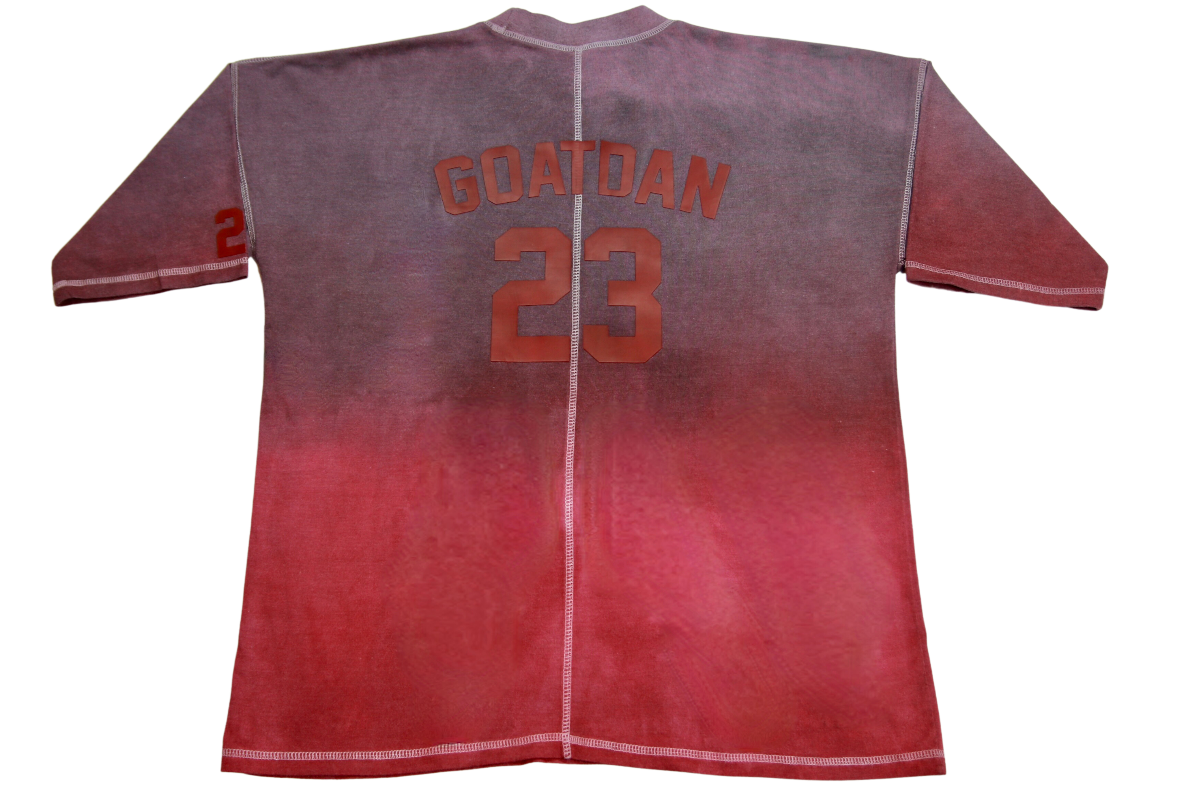 Goat Jordan Heavyweight Graphic Tee (1 OF 1)     "Faded Purple & Red"