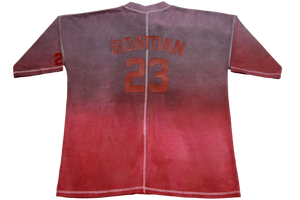 Goat Jordan Heavyweight Graphic Tee (1 OF 1)     "Faded Purple & Red"